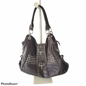 Montana West Brown Faux Leather Western Purse